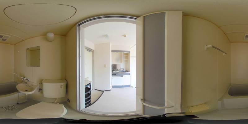 パノラマ画像バスルーム