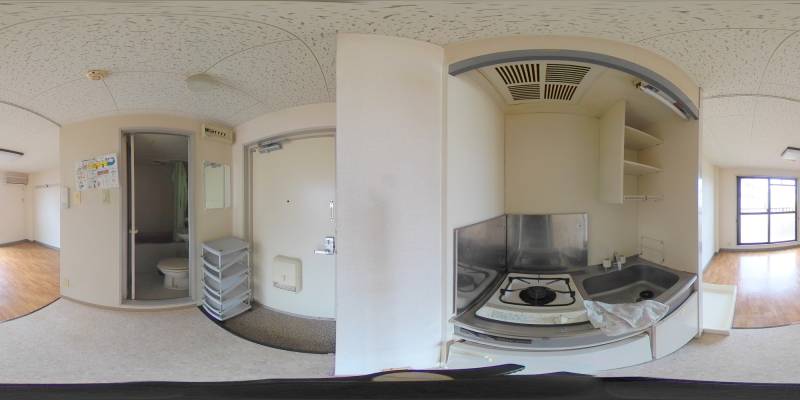 パノラマ画像キッチン