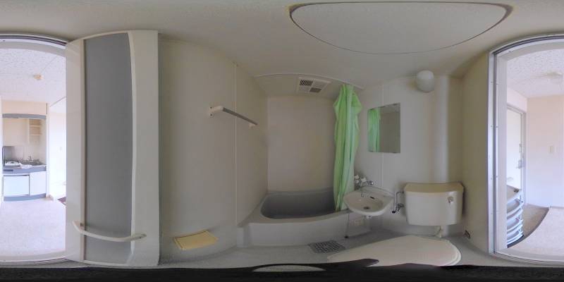 パノラマ画像バスルーム