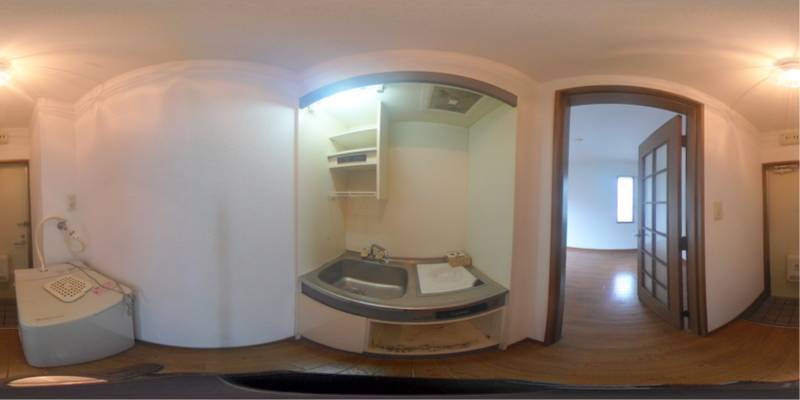 パノラマ画像キッチン