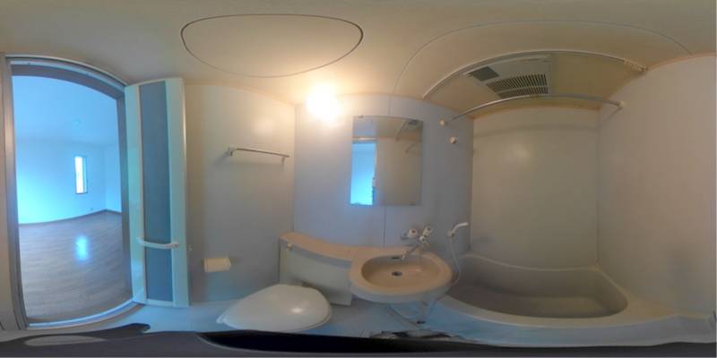 パノラマ画像バスルーム