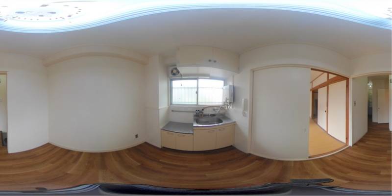 パノラマ画像キッチン