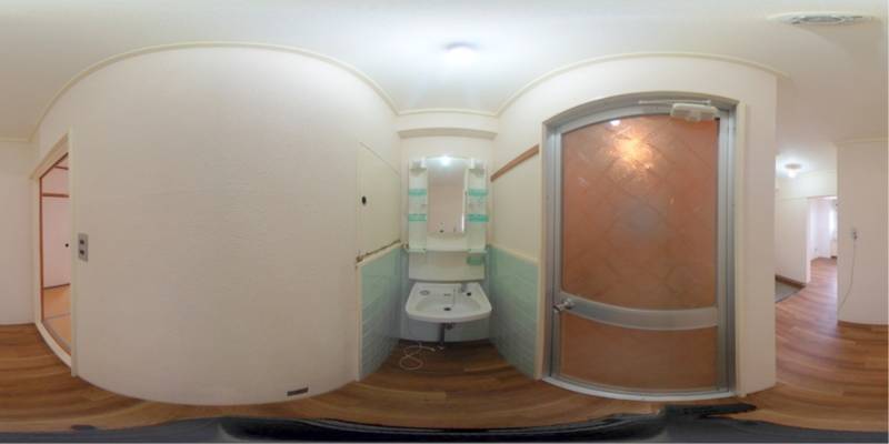 パノラマ画像洗面所