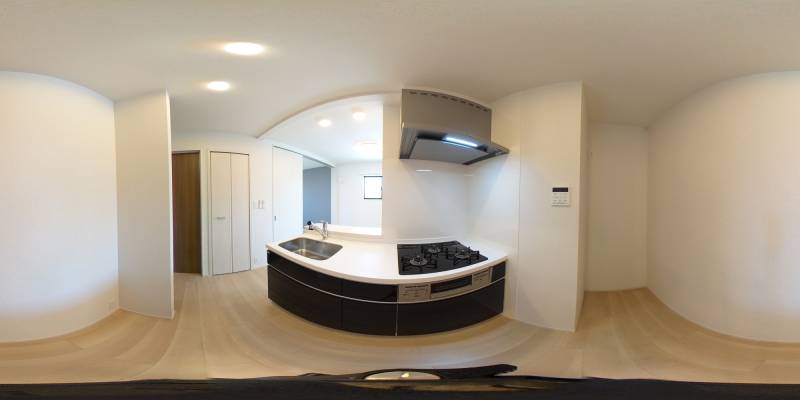 パノラマ画像キッチン