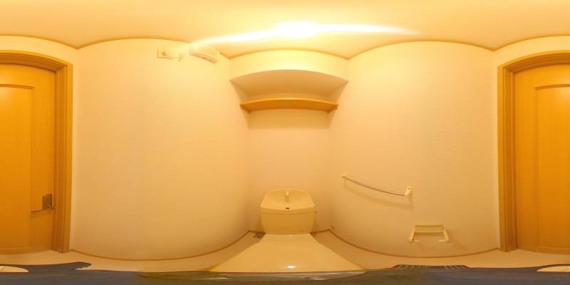 パノラマ画像トイレ