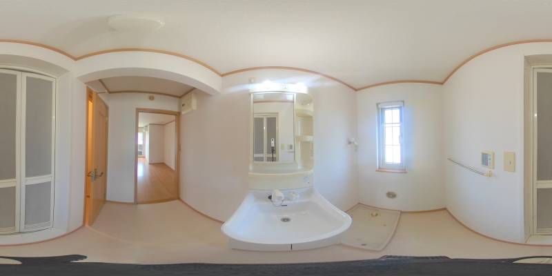 パノラマ画像洗面所