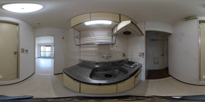 パノラマ画像キッチン