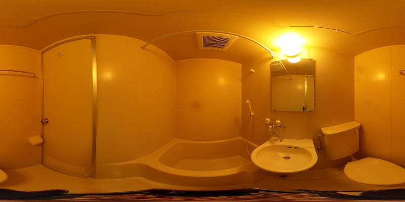 パノラマ画像バスルーム