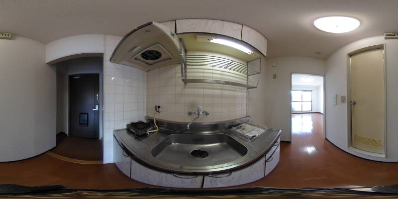 パノラマ画像キッチン