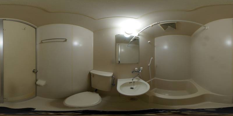 パノラマ画像バスルーム