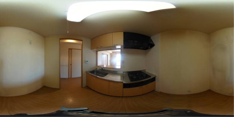 パノラマ画像キッチン