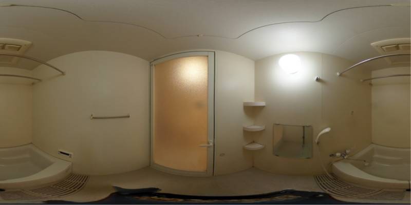 パノラマ画像バスルーム