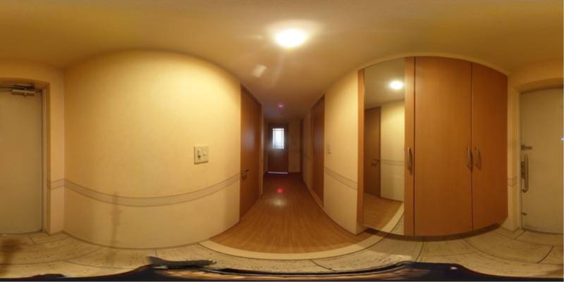 パノラマ画像玄関