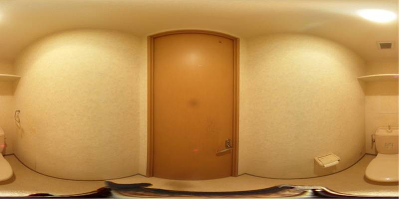 パノラマ画像トイレ