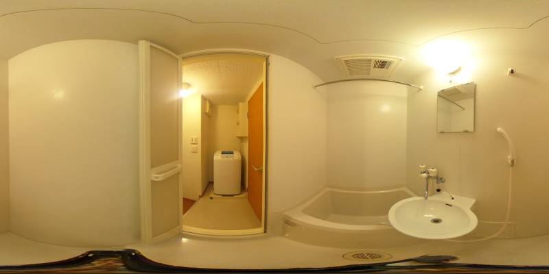 パノラマ画像バスルーム