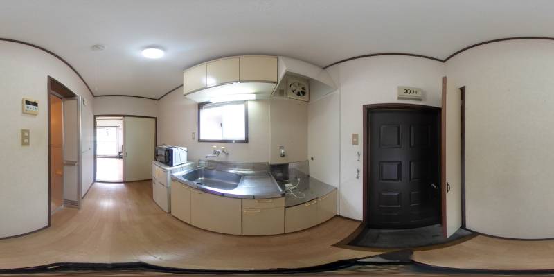 パノラマ画像キッチン