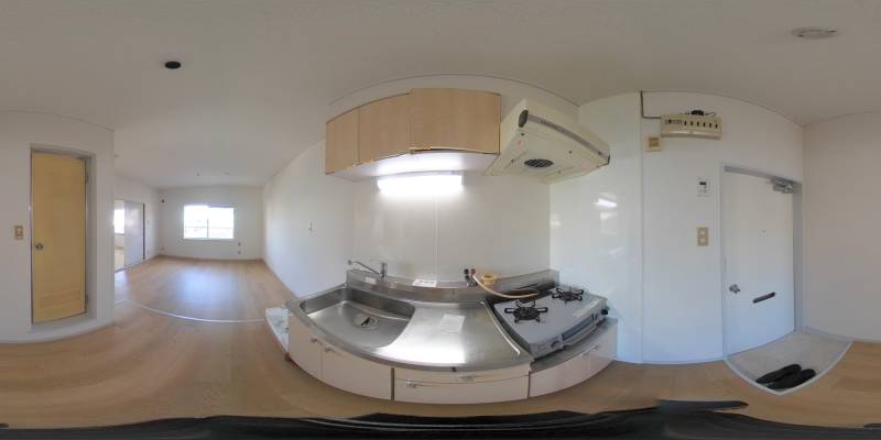 パノラマ画像キッチン