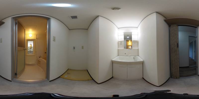 パノラマ画像洗面所