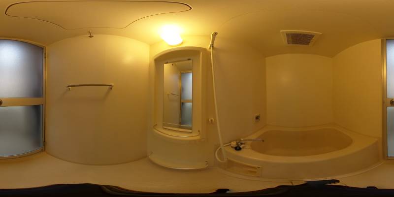 パノラマ画像バスルーム