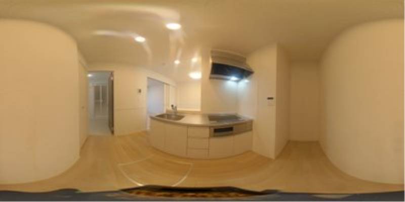 パノラマ画像キッチン