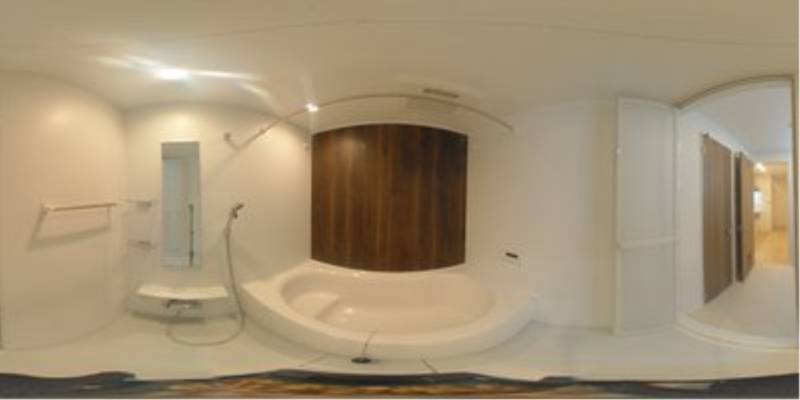 パノラマ画像バスルーム