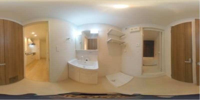 パノラマ画像洗面所