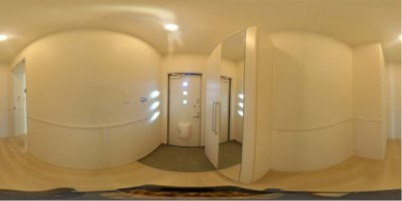 パノラマ画像玄関