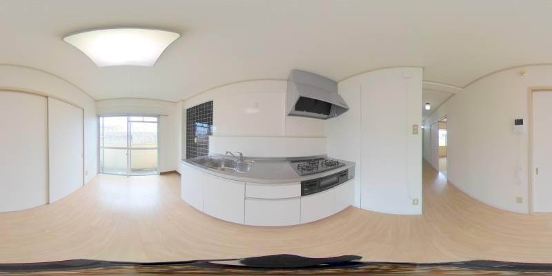 パノラマ画像キッチン