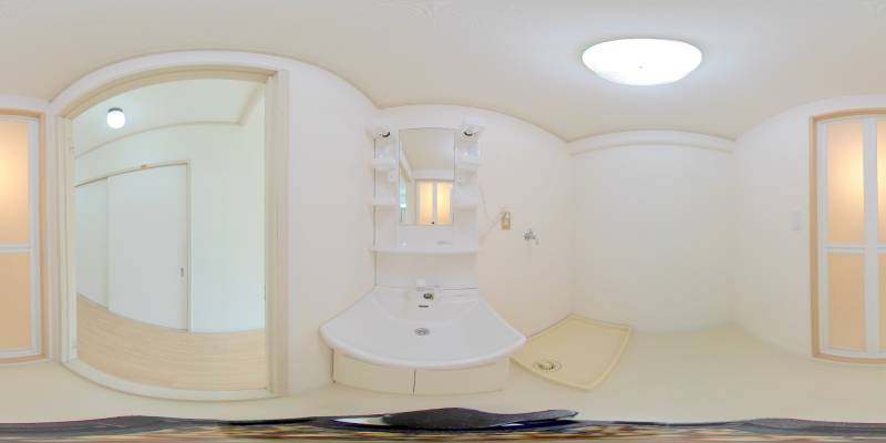 パノラマ画像洗面所