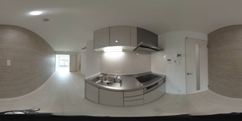 パノラマ画像キッチン