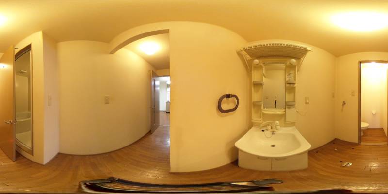 パノラマ画像洗面所