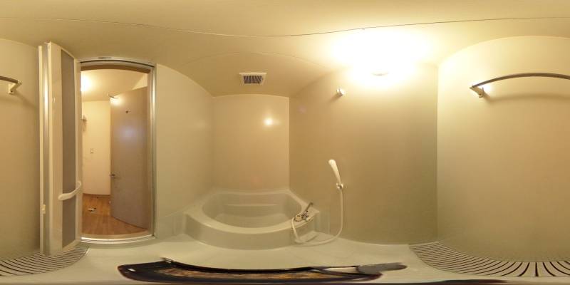 パノラマ画像バスルーム