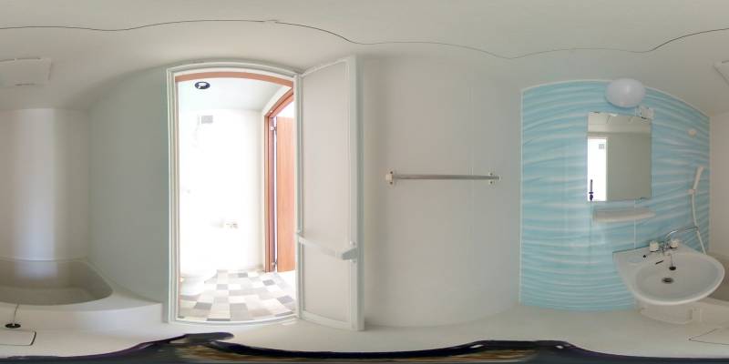 パノラマ画像バスルーム