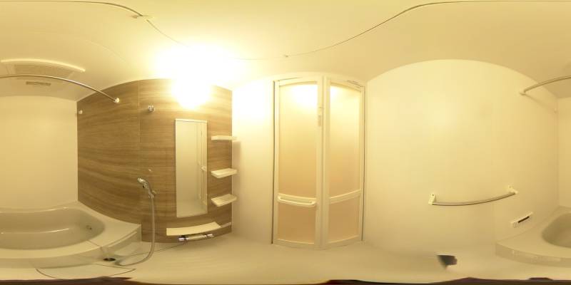 パノラマ画像バスルーム