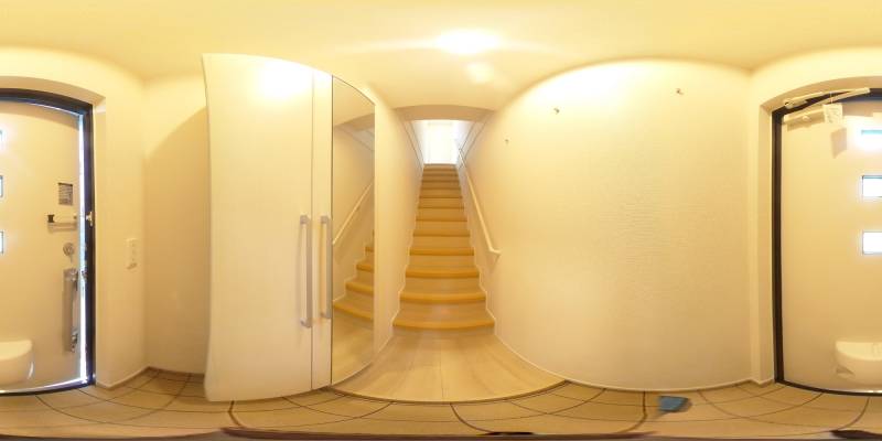 パノラマ画像玄関