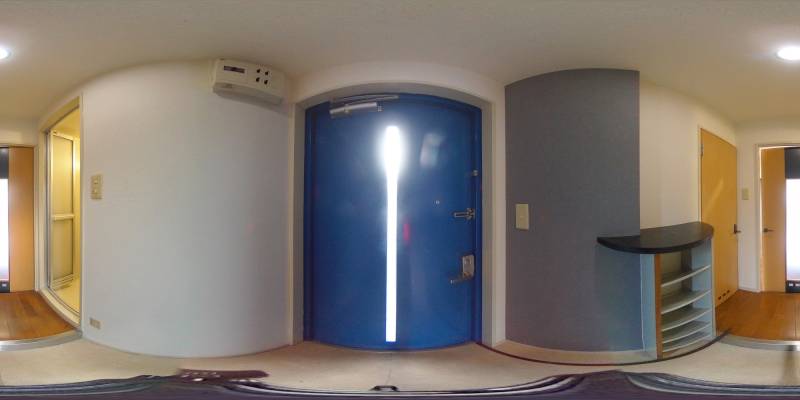 パノラマ画像玄関