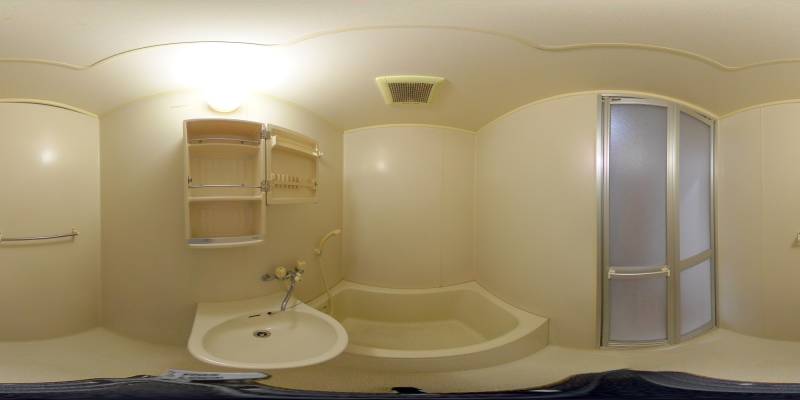 パノラマ画像バスルーム