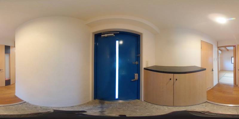 パノラマ画像玄関