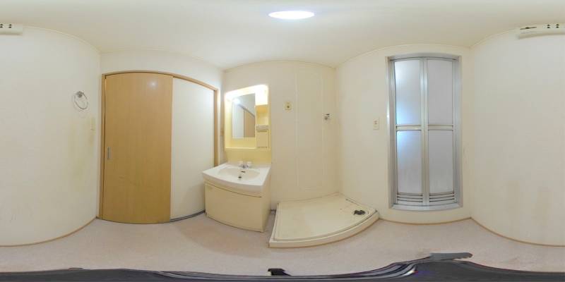 パノラマ画像洗面所