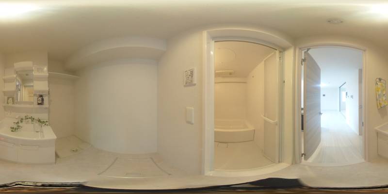 パノラマ画像洗面所