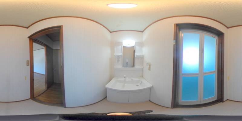 パノラマ画像洗面所