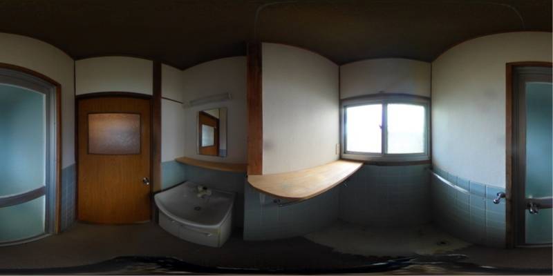 パノラマ画像洗面所