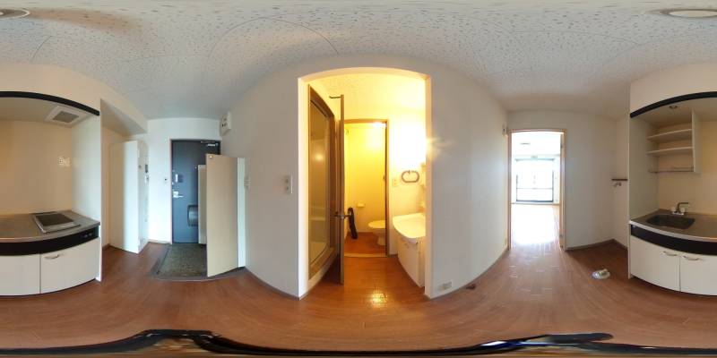 パノラマ画像キッチン