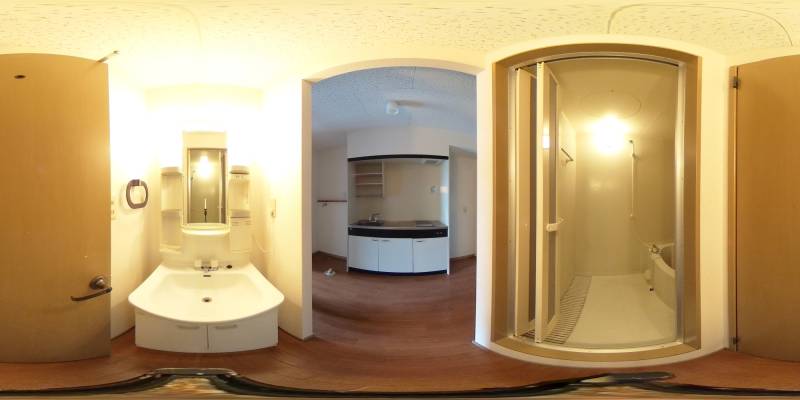 パノラマ画像洗面所