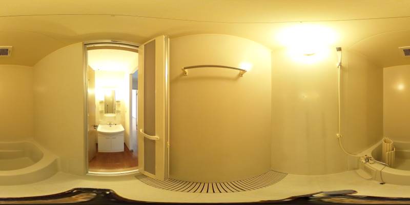 パノラマ画像バスルーム