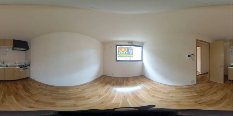 パノラマ画像リビング