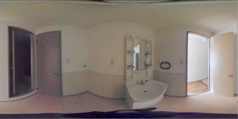 パノラマ画像洗面所