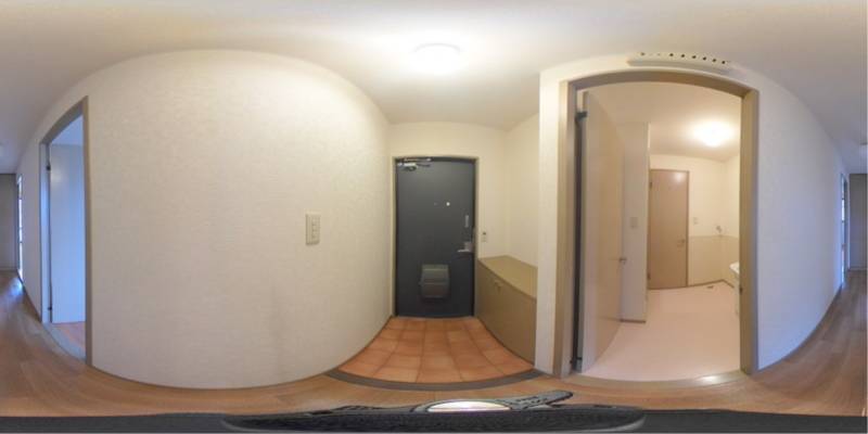 パノラマ画像玄関