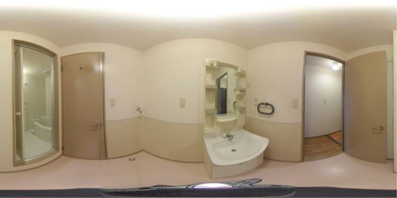 パノラマ画像洗面所