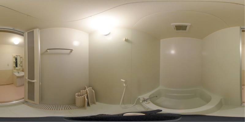 パノラマ画像バスルーム